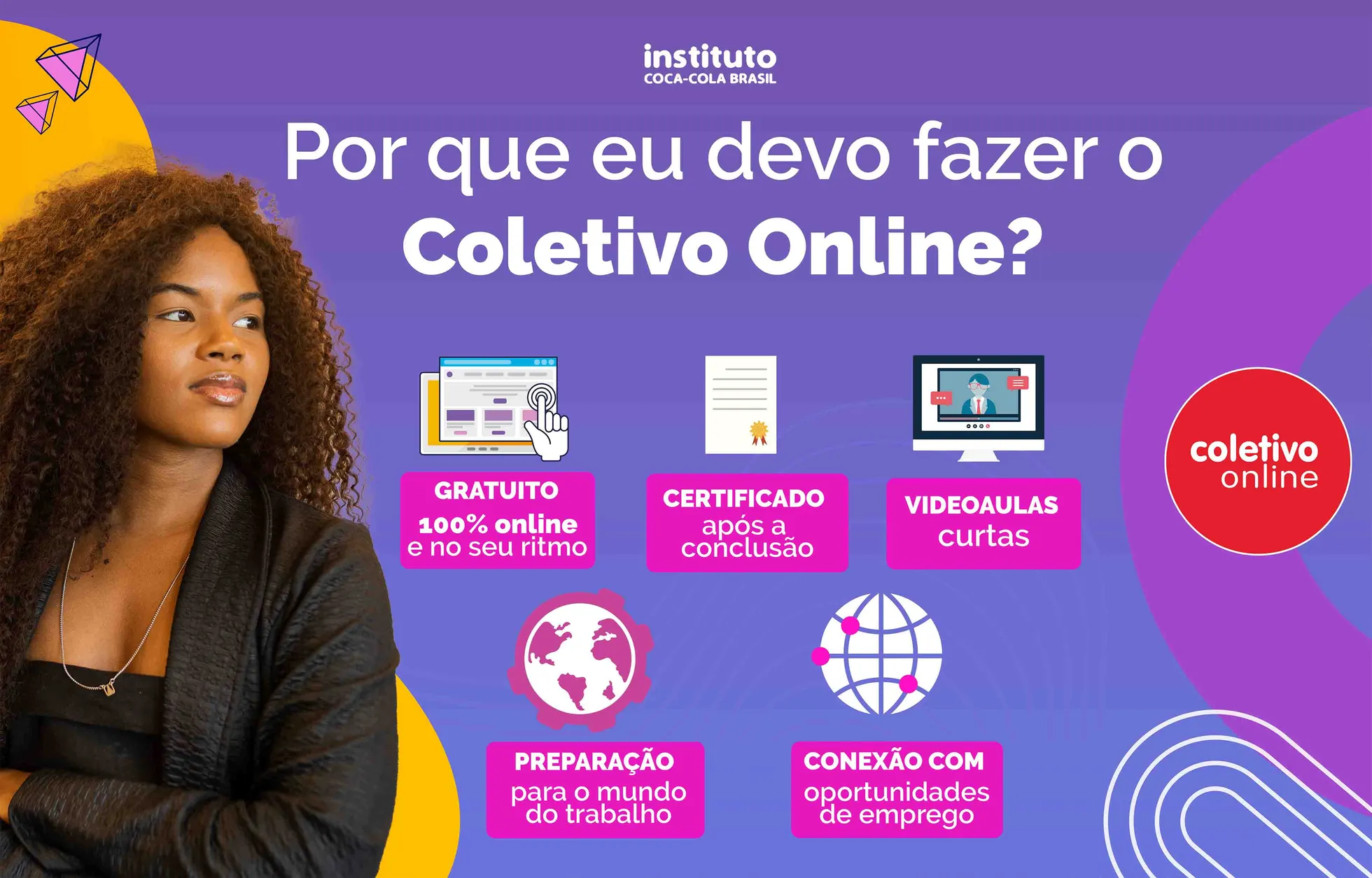 Coletivo Online: Cursos Gratuitos para Impulsionar Sua Carreira com o Instituto Coca-Cola Brasil